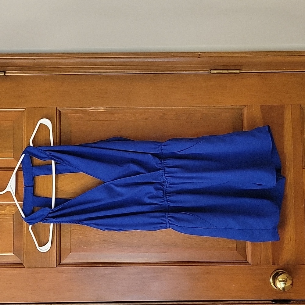 Blue Sparkle and Fade one piece short outfit